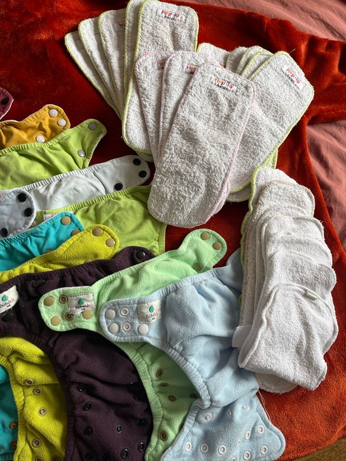 Lot 14 couches lavables newborn