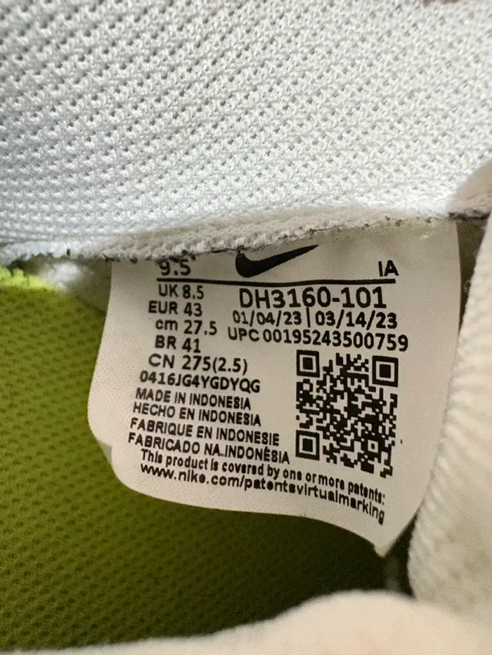 Basket Nike blanche pointure 43 - photo numéro 5