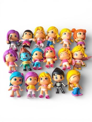 Lot 17 figurines Pinypon Famosa originales – poupées Pinypon variées – accessoires – très bon état – jouets enfants