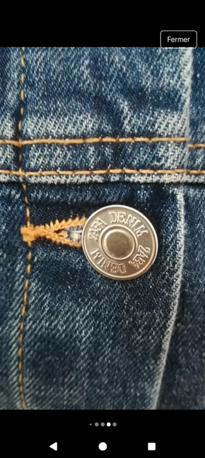 Veste en jeans Zara - photo numéro 6