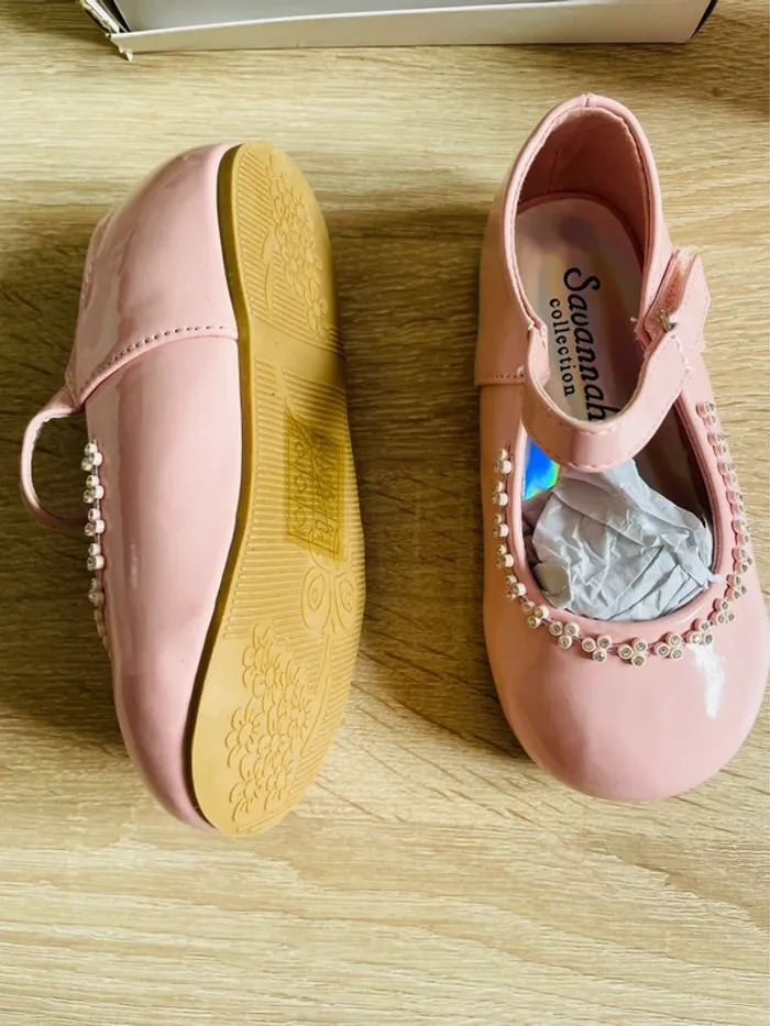 Ballerines rose fille pointure 27 - photo numéro 4