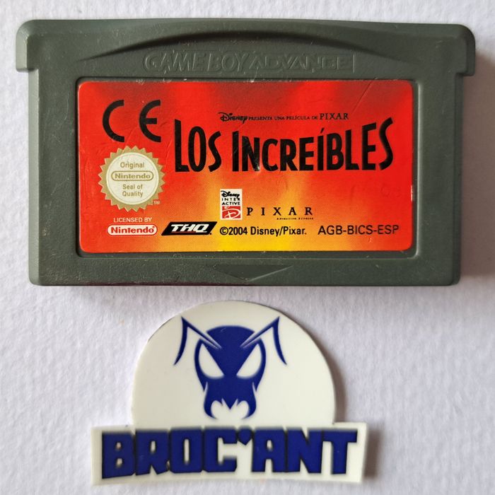 Disney Pixar Los Increibles ESP Nintendo Gameboy Advance GBA