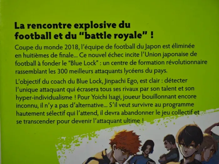 Lot Manga Blue Lock 1 à 3 VF - photo numéro 8