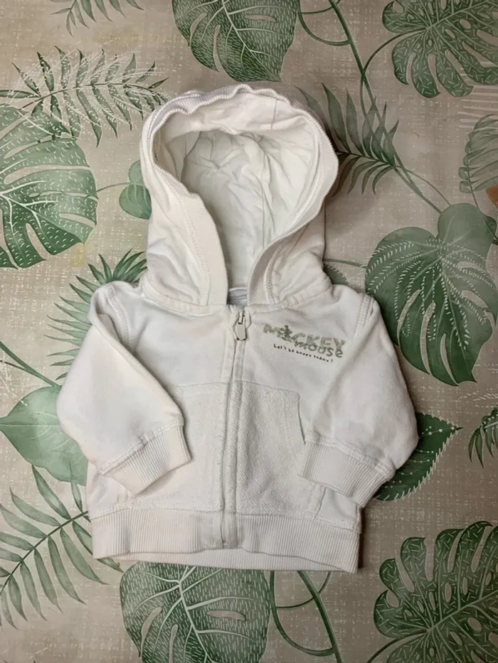 Veste bébé 1 mois mickey