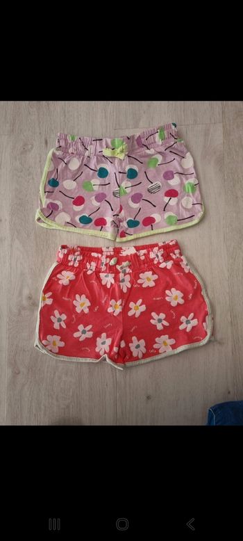 Lot de 2 shorts en cotons