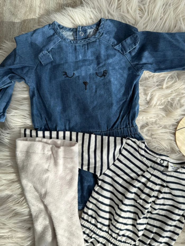 Lot de robe bébé fille 9 mois - photo numéro 3