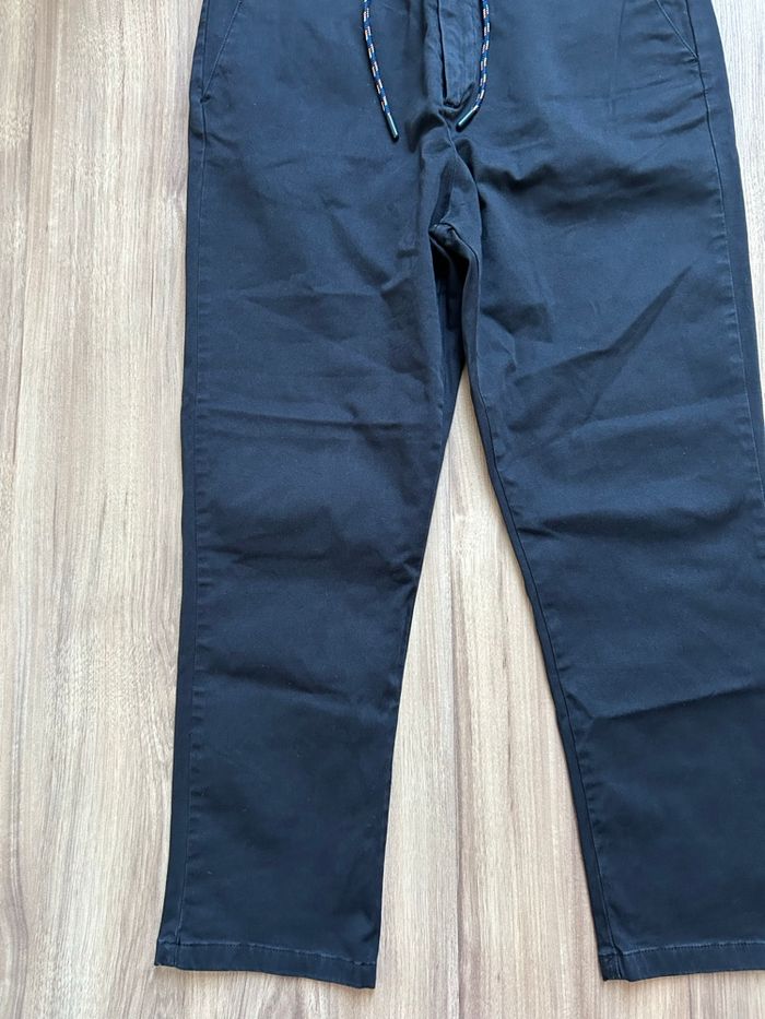 Pantalon marine Cargo Homme Zara Taille M - photo numéro 2