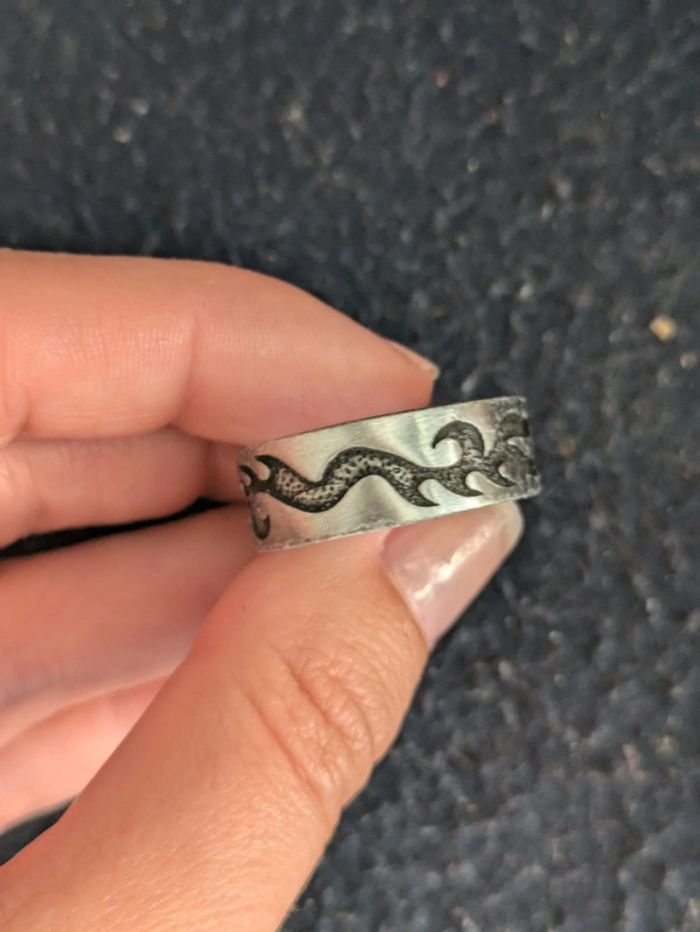 Bague en étain pour homme