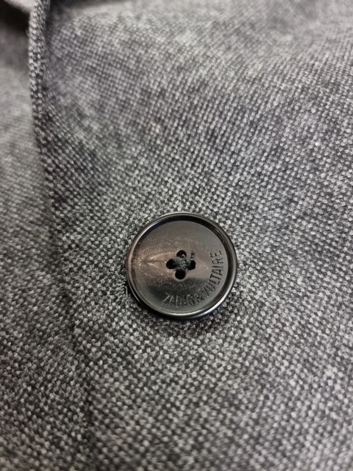 Zadig & Voltaire blazer Viks wool gris * T44 * unisexe - photo numéro 18