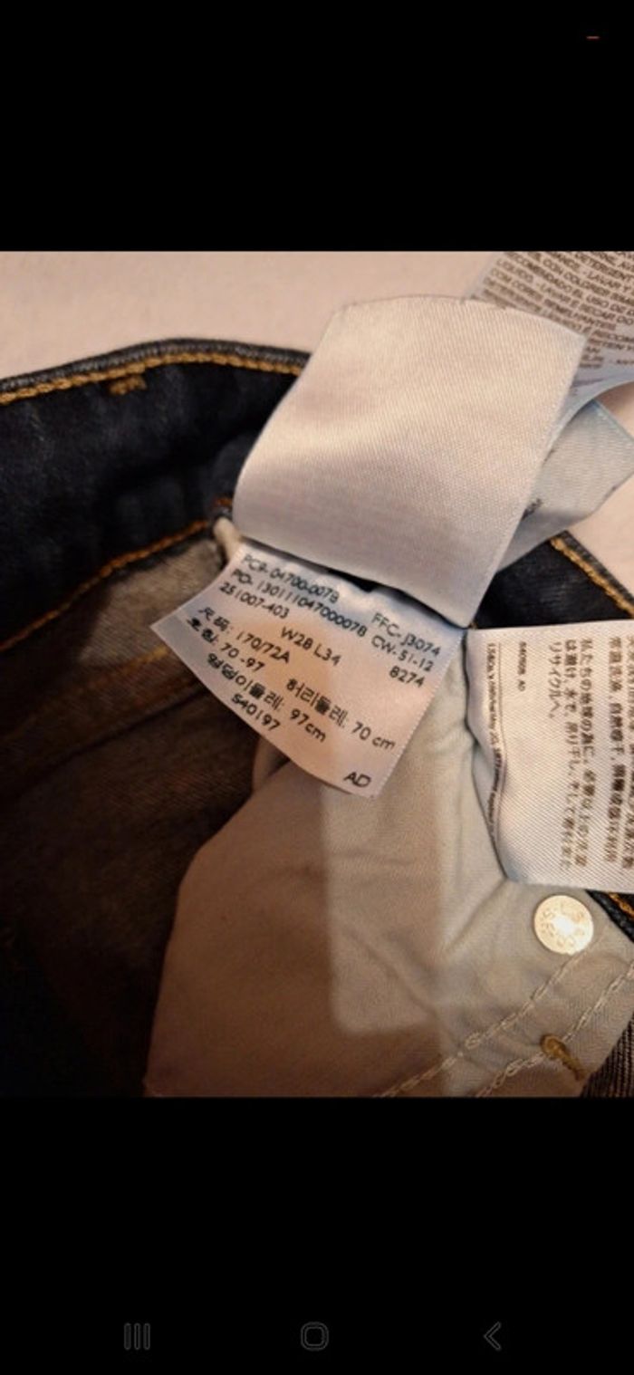 Jean's levi's taille XS W28 L34 - photo numéro 6