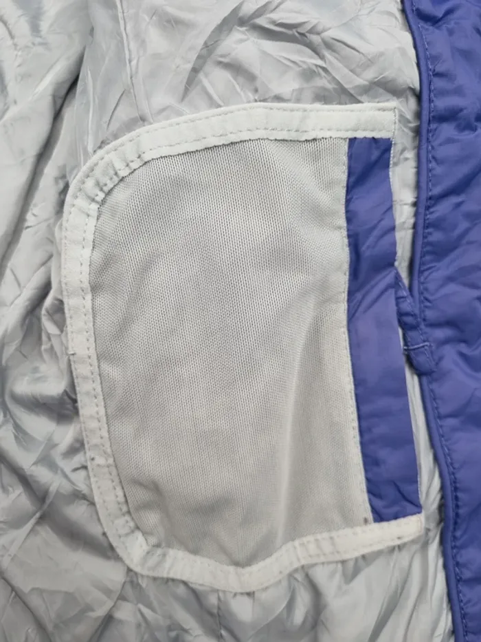 Doudoune mi-saison L.L. Bean violette – Taille S Femme (mesures en photos) - photo numéro 6
