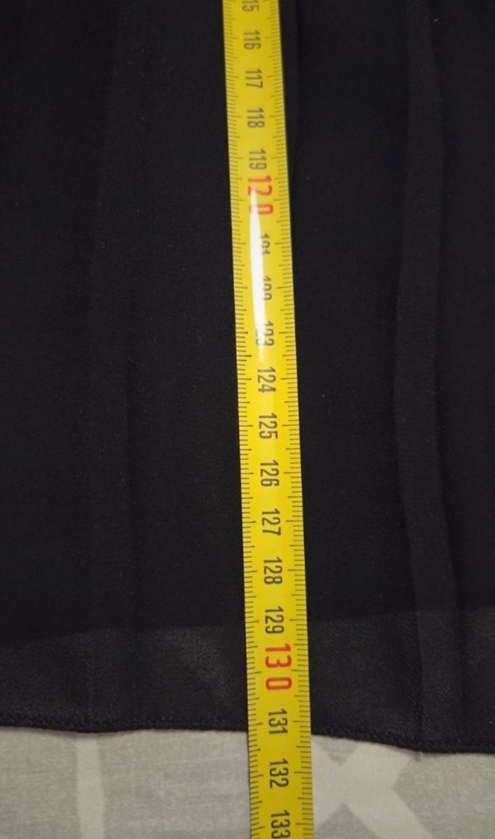 Robe longue plissée noire T.46/48 - photo numéro 3