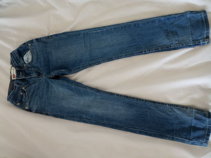 Jeans bleu Levi's slim fille
