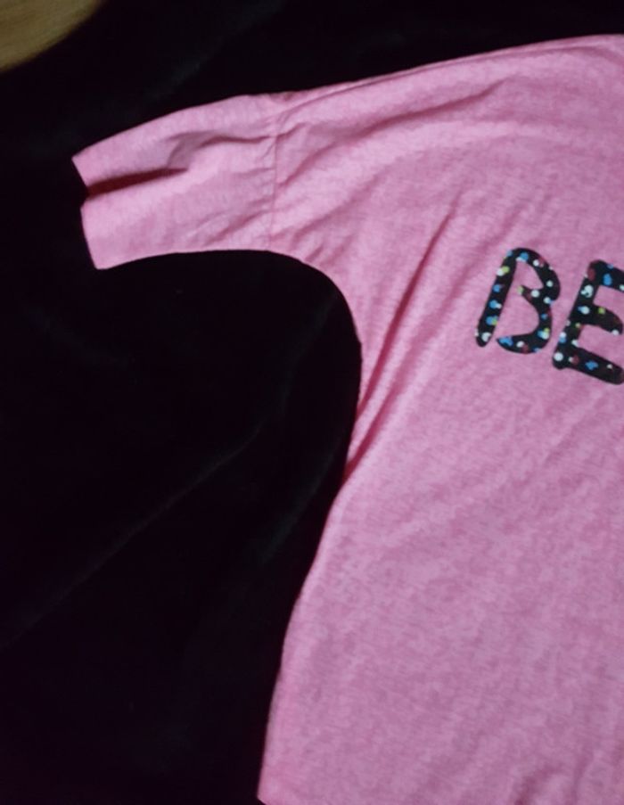 Tee shirt fashion rose - photo numéro 3