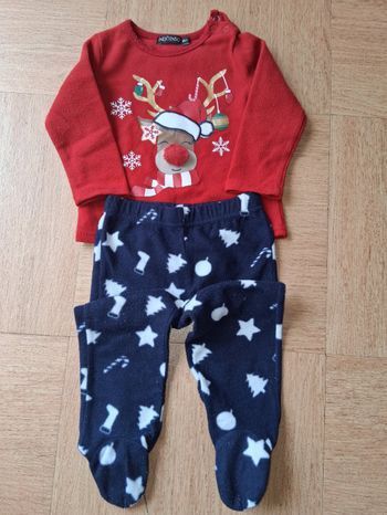 Ensemble 2 pièces pyjama noël