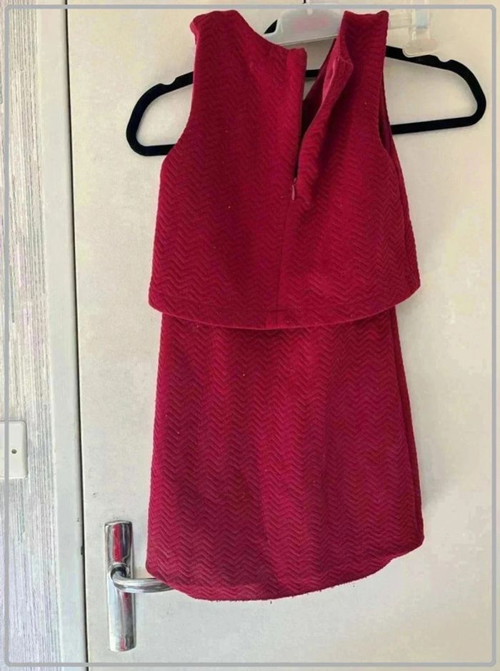Magnifique  robe  bordeaux  kiabi  10ans - photo numéro 5