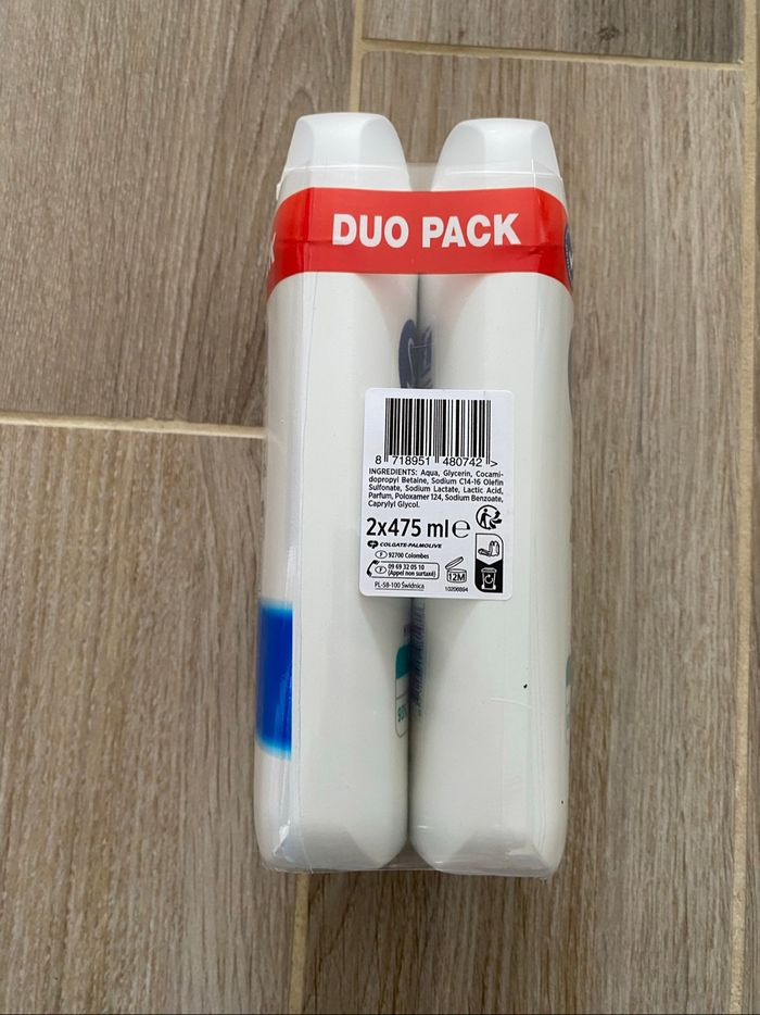 Lot 2 gel douche sanex 0 % savon - photo numéro 2