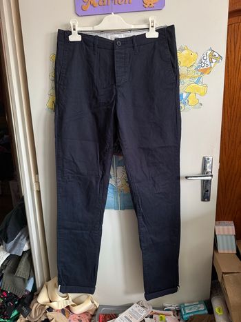Pantalon bleu marine, taille 38, marque Jules 