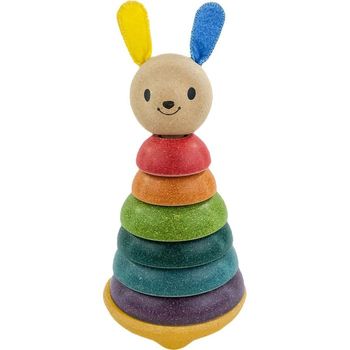 Nature et Découvertes Pyramide Martin le lapin en bois