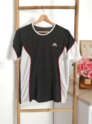 Tshirt noir et blanc Kalenji