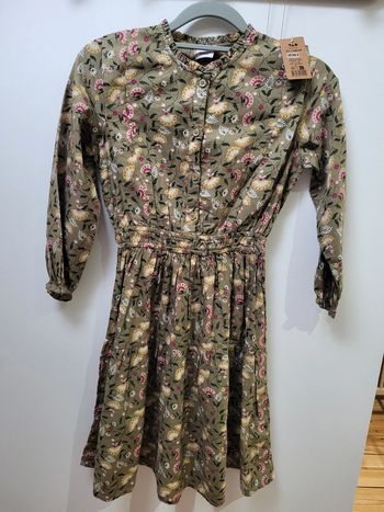 Robe avec manches longues 8 ans