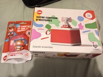 Conteuse Faba neuve + 2 figurines