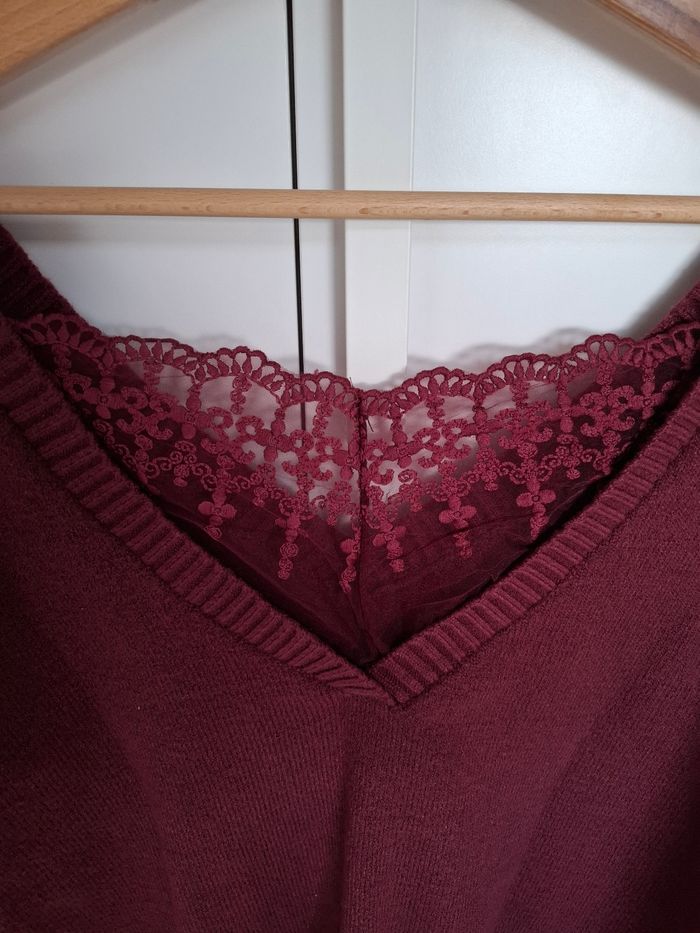 Pull bordeau shein 1XL - photo numéro 2