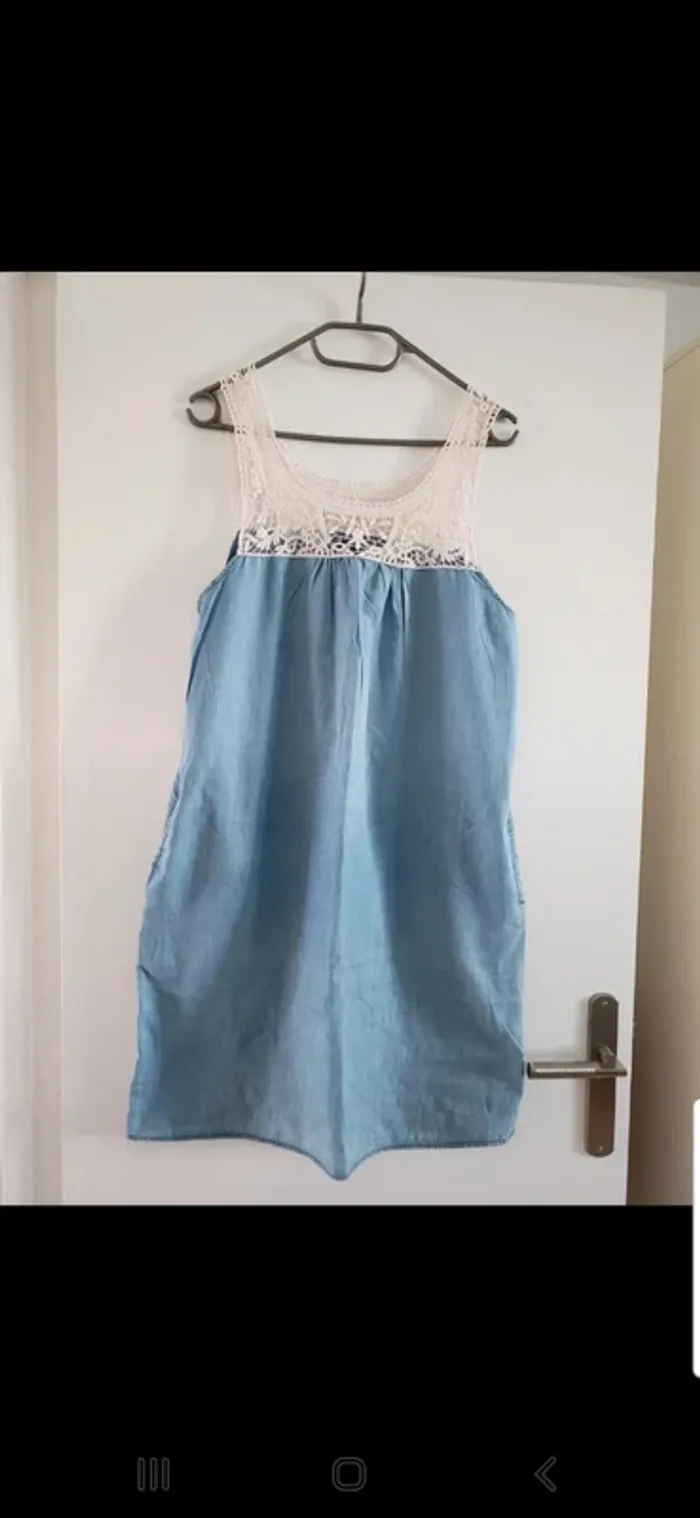 Robe d'été bleu