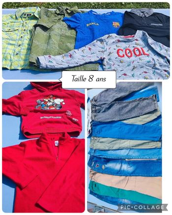 Lot vêtements 8 ans