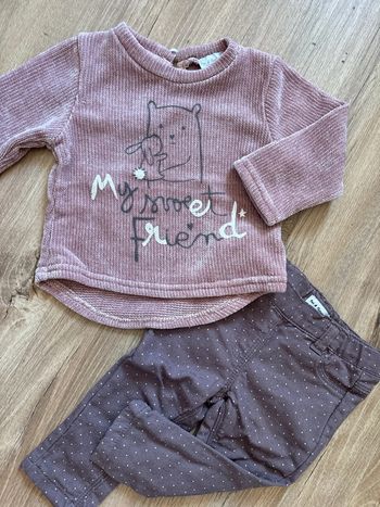 Ensemble pull doux + pantalon 9 mois