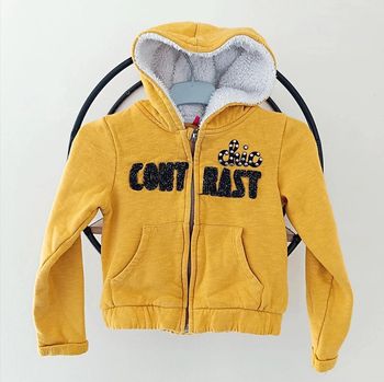 5 ans veste zippée a capuche orchestra intérieur doublé