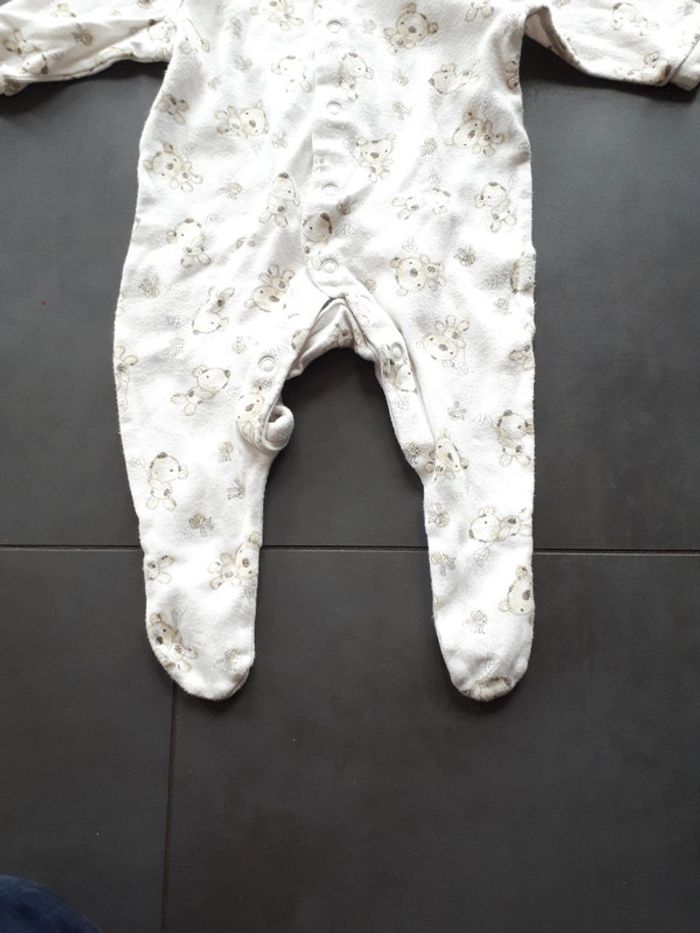 Grenouillère fine 50 cts ourson early days 3 mois - photo numéro 2