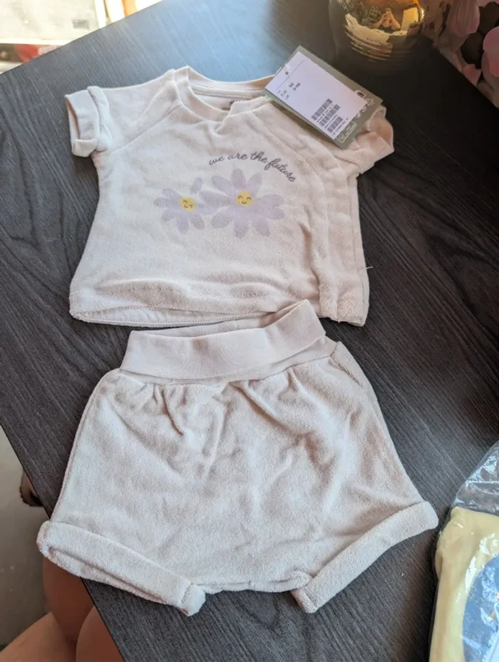 Ensemble neuf 0/1mois h&m