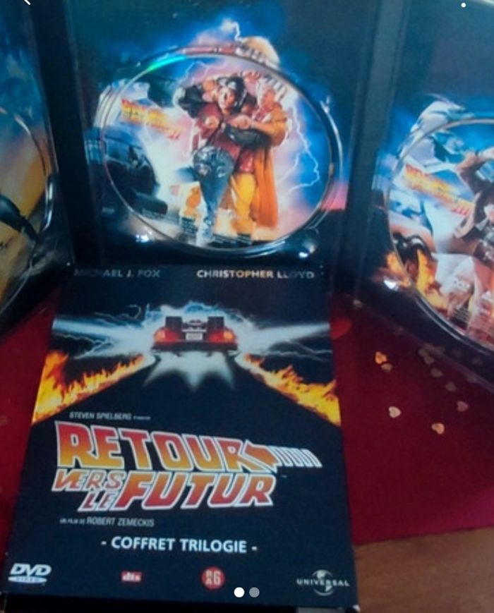 Coffret Trilogie retour vers le futur blu-ray.