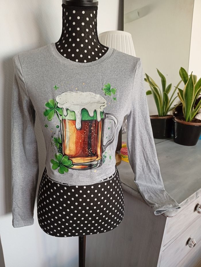 T-shirt manches longues St. Patrick - photo numéro 1