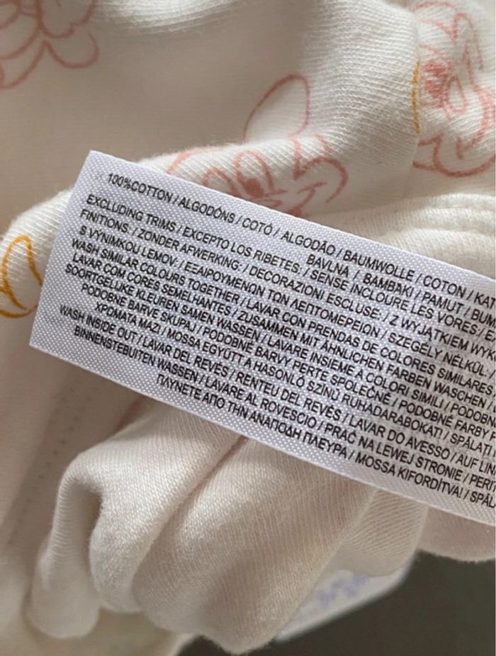 Combinaison pyjama fin Disney Primark 6-9 mois/74 cm [ref.86B070] - photo numéro 5