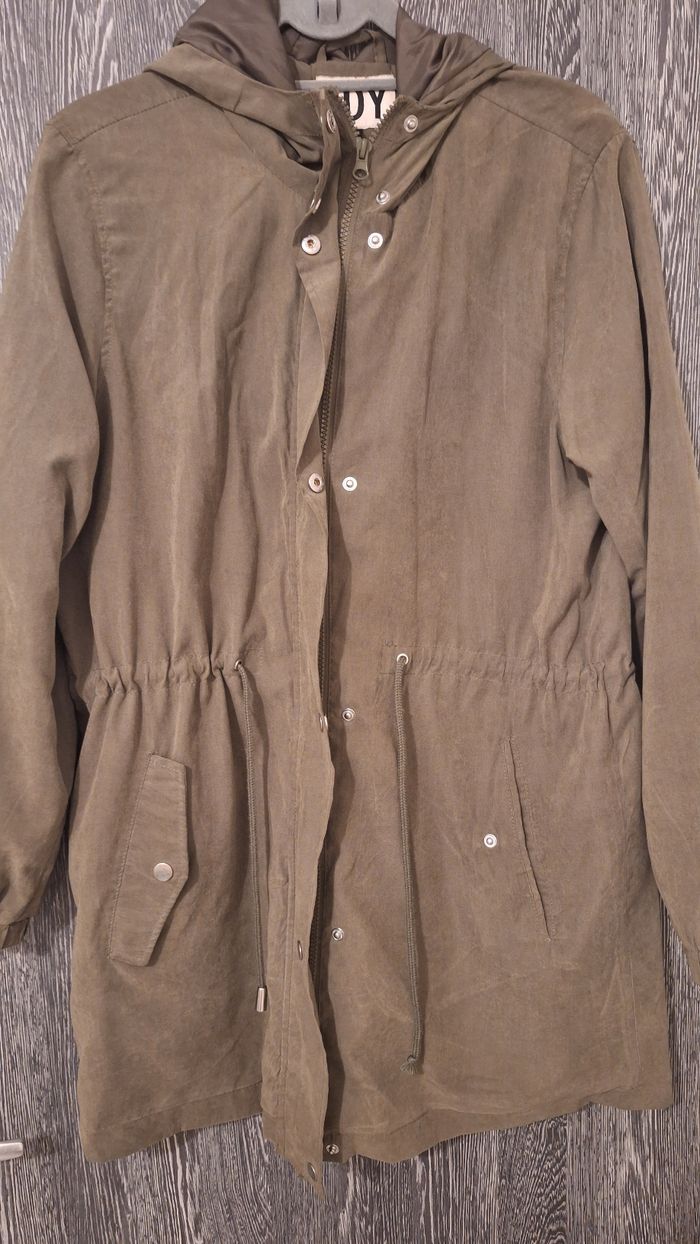 Parka mi-saison à capuche imperméable - photo numéro 5