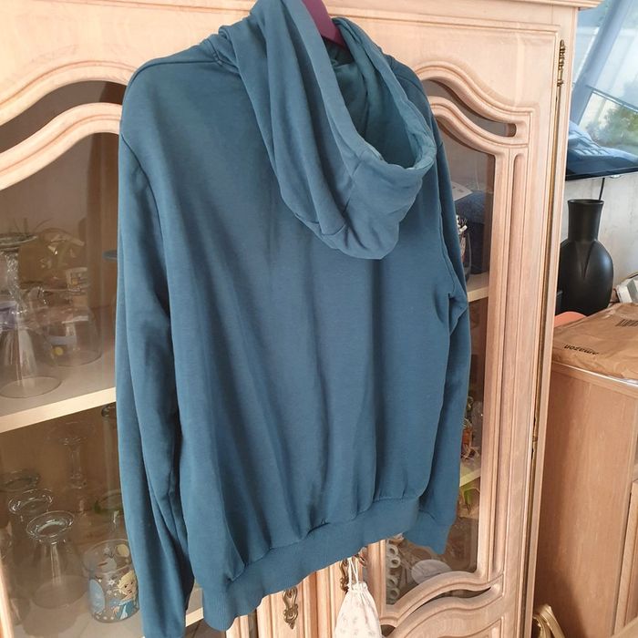 Sweat-shirt bleu pétrole avec capuche Taille M Cedar Wood State - photo numéro 3