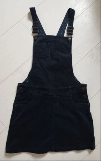 Robe salopette en velours