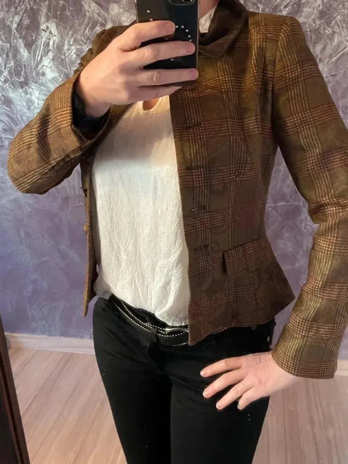 Superbe blazer à carreaux - photo numéro 3