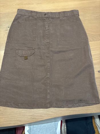 Jupe marron noisette