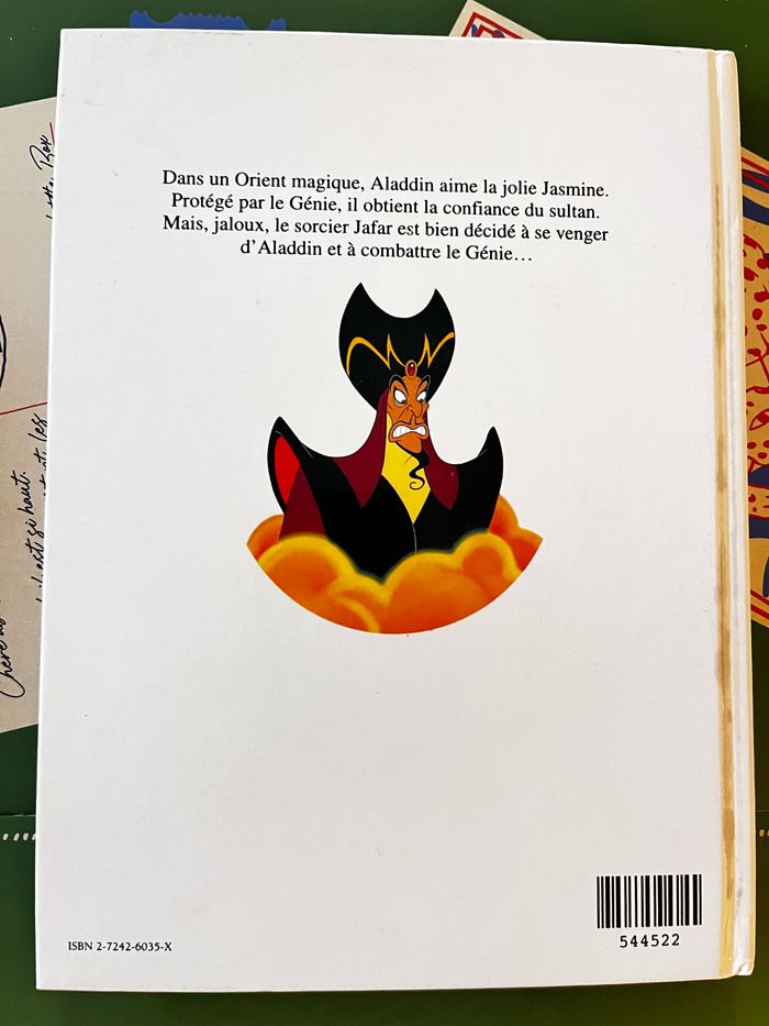 Livre Disney, édition France loisirs : le retour de jafar - photo numéro 3