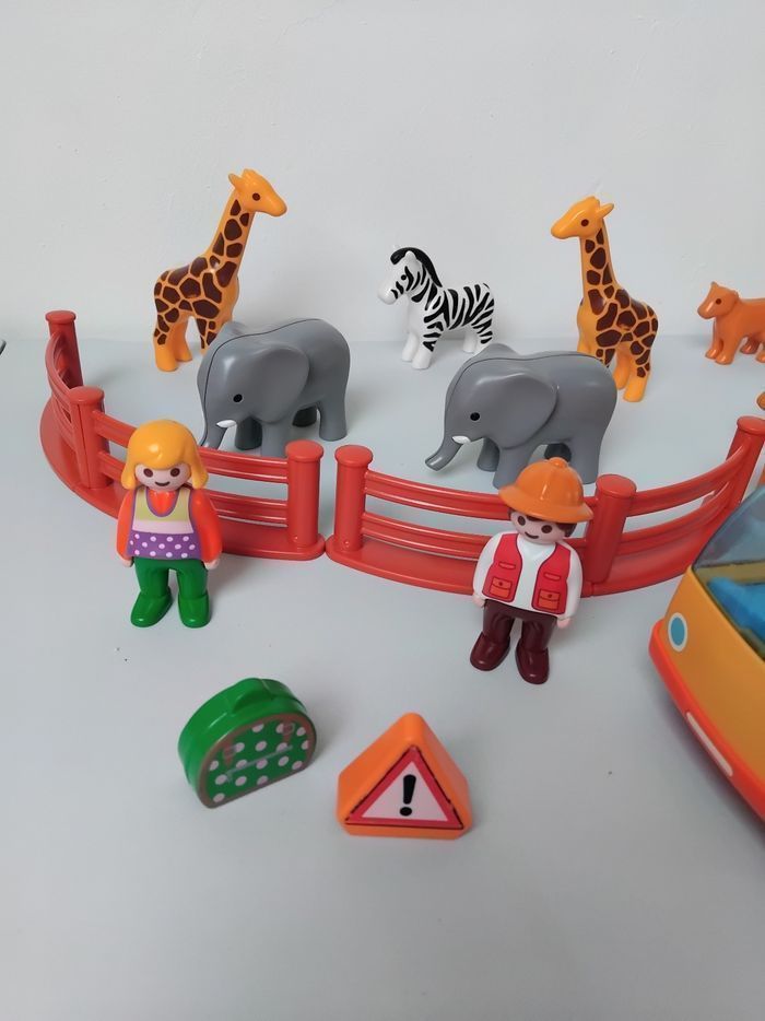 PLAYMOBIL 123 Bus Zoo Animaux Safari 🐘🦒 - photo numéro 4