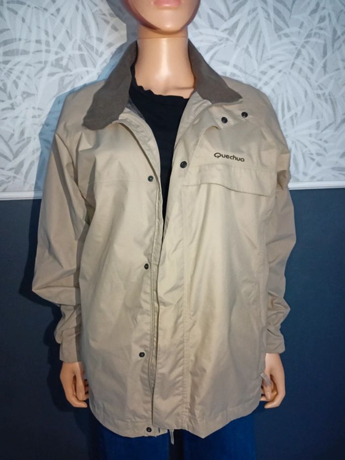 Petit imperméable taupe Quechua M