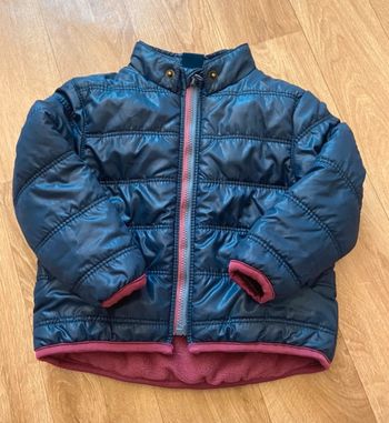 Doudoune bleue marine mixte 9/12M