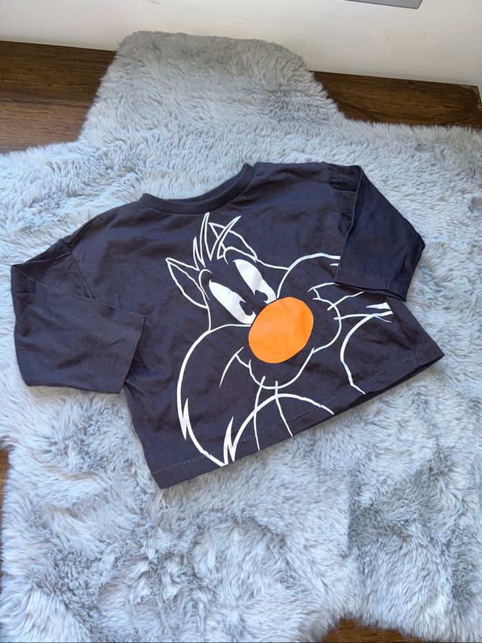 T-shirt manches longues Grosminet - 6 mois - Looney Tunes