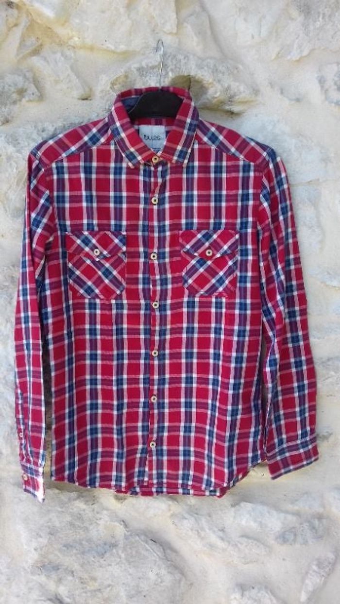 Chemise à carreaux jules