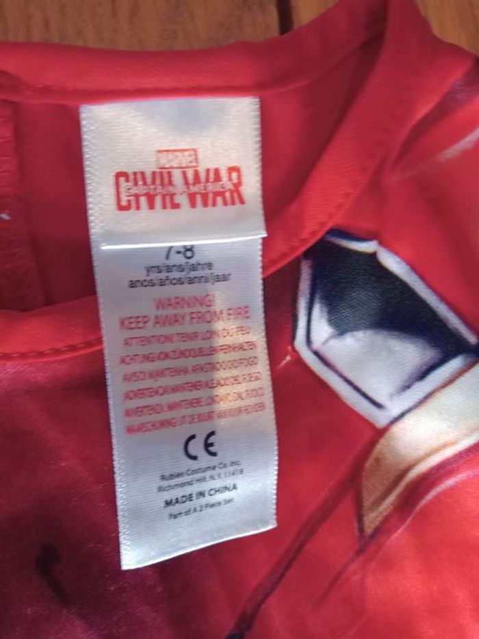 Déguisement enfant Iron Man 7-8 ans - photo numéro 2