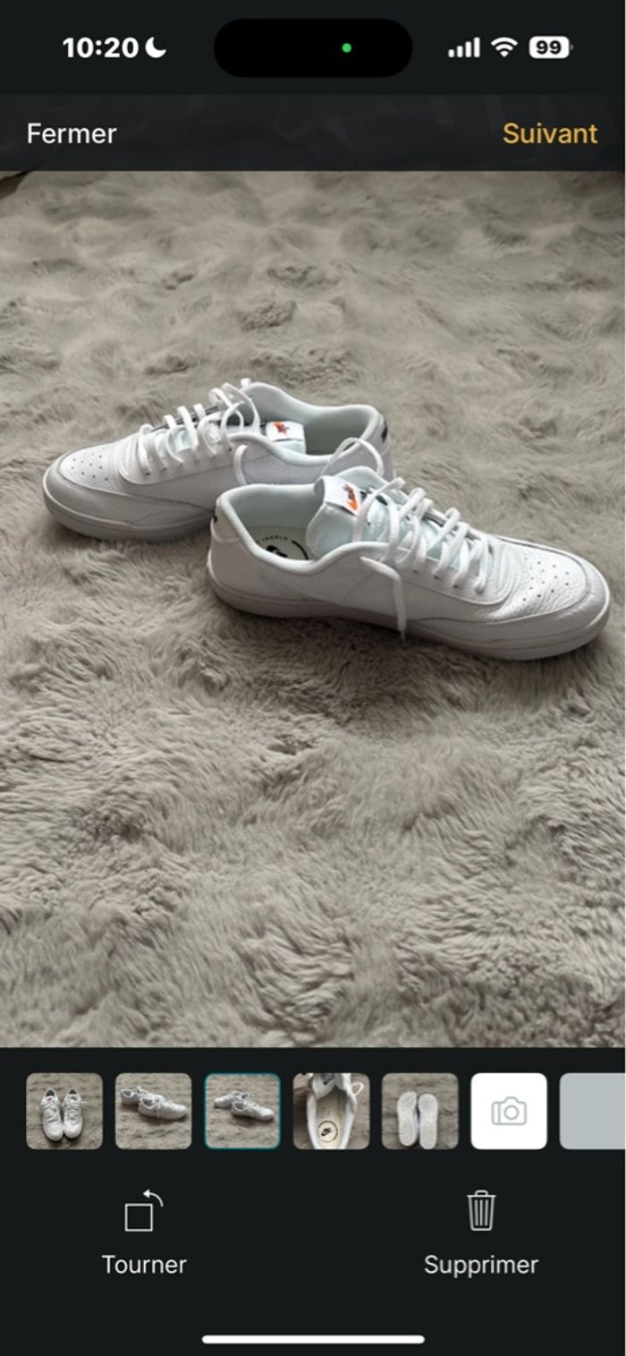 baskets nike blanches - photo numéro 3