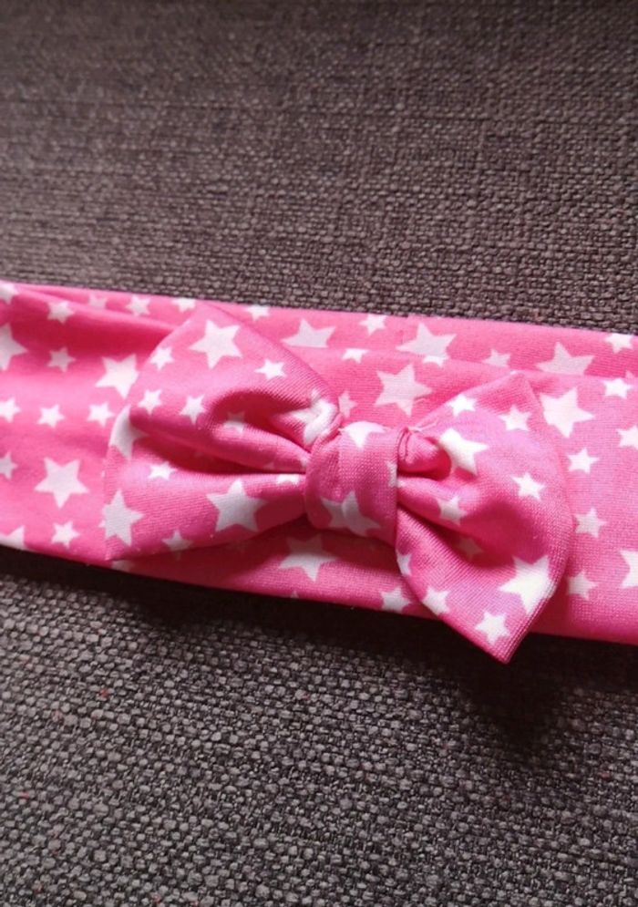 Bandeau rose etoile - photo numéro 2